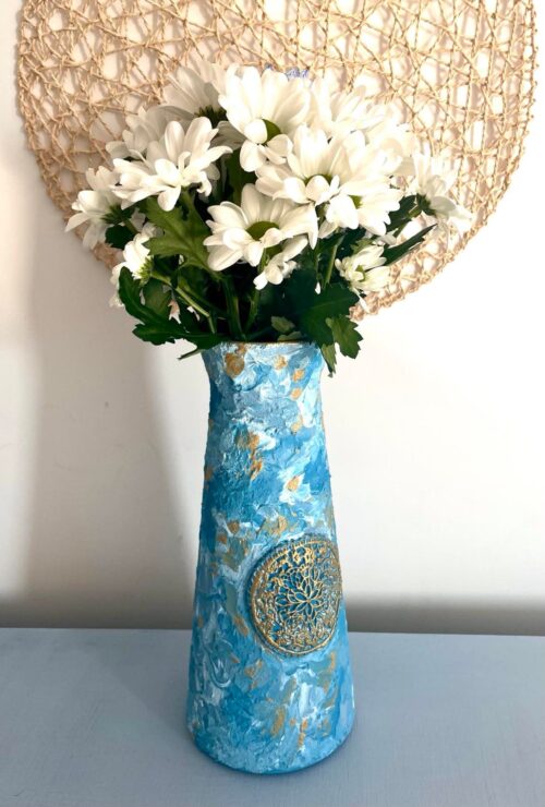 vaza decorata manual